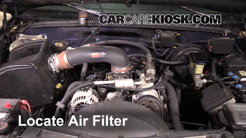 1997 Chevrolet Tahoe 5.7L V8 Air Filter (Engine) Replace